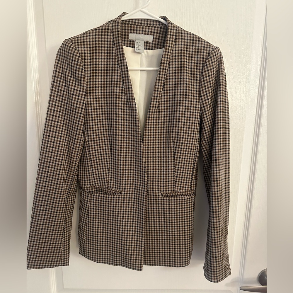 Checkered Blazer